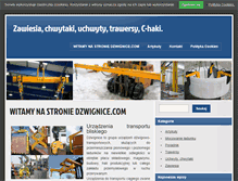 Tablet Screenshot of dzwignice.com