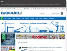 Tablet Screenshot of dzwignice.info
